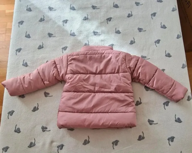 Chaqueta acolchada de niña, color rosa, talla 2-3