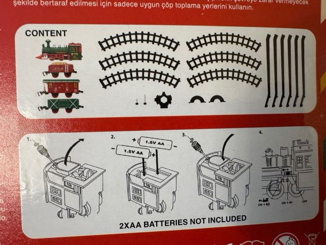 Tren Navideño para Árbol