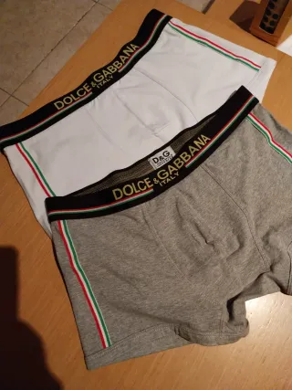 2 calzoncillos D&G T-40/42 EU 30/32 UK