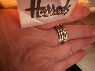 Bolso Harrods Oso Estrellas Beige Talla S