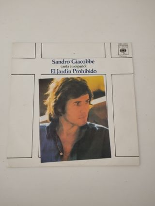 Vinilo Single Sandro Giacobbe - El Jardín Prohibid