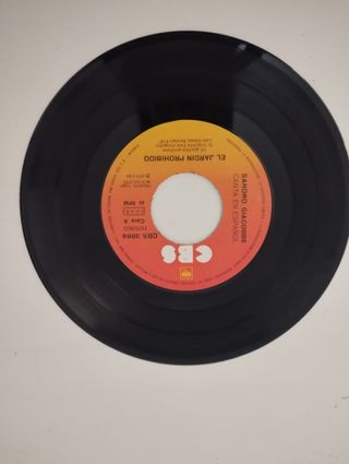 Vinilo Single Sandro Giacobbe - El Jardín Prohibid