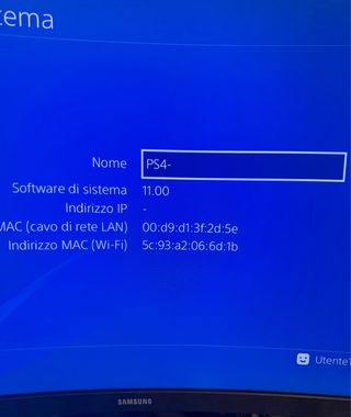 PlayStation 4 PS4 Nera