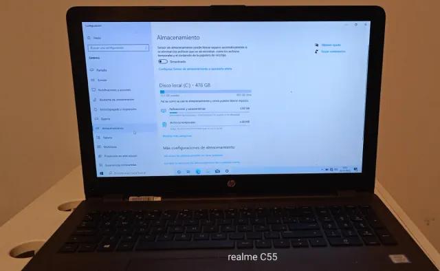 HP 250 G6 Portátil Negro