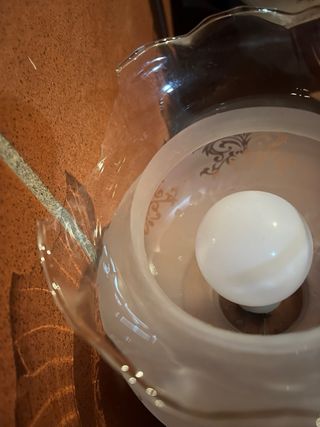 Lámpara de techo madera y metal