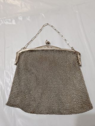 Lote 3 Bolsos/Monederos Malla Metálica Antiguos