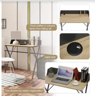 Escritorio Oficina Metal y Madera