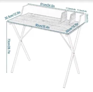 Escritorio Oficina Metal y Madera