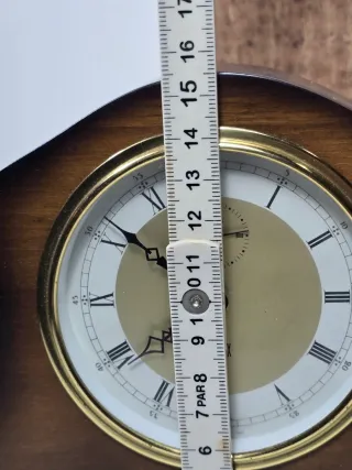 Orologio da tavolo vintage meccanico anni '60