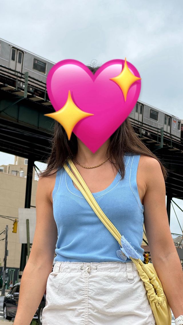 Camiseta tirantes Zara azul S