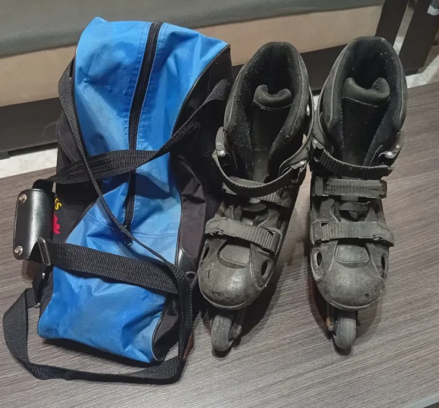 Patines en línea talla 39. Regalo bolsa transporte