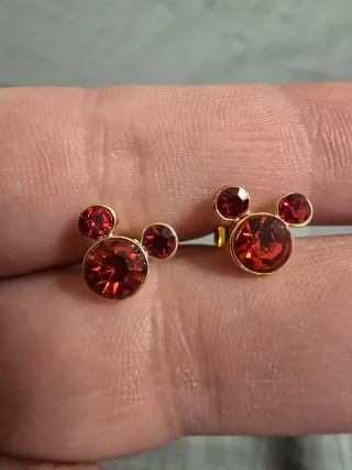 Orecchini Mickey Natale Rossi e Oro