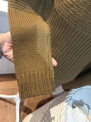 Cárdigan punto/piel vuelta, solo hoy 19,99€