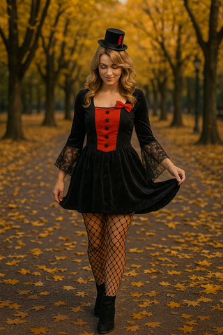 Disfraz Halloween vampiresa sexy (talla única)