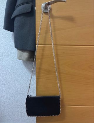 Bolso Zara Negro Tachuelas