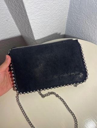 Bolso Zara Negro Tachuelas