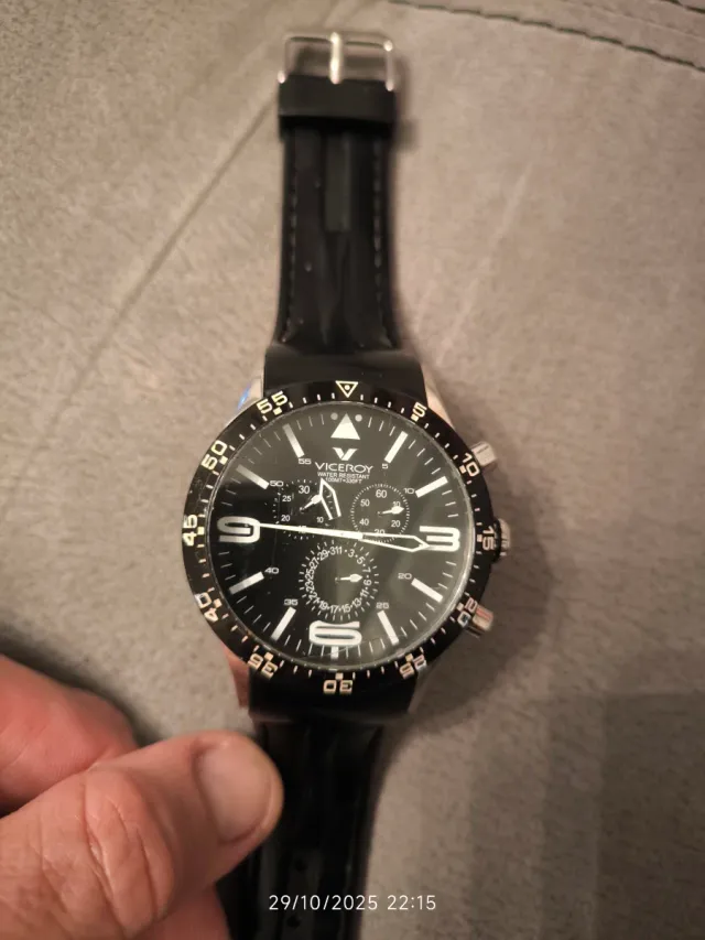 Reloj Viceroy Cronógrafo Negro
