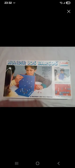 Juego Hundir los Barcos 1982