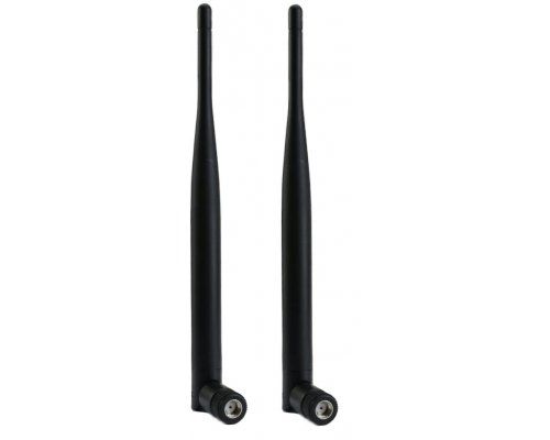 2 Antenas WiFi Negras para PC