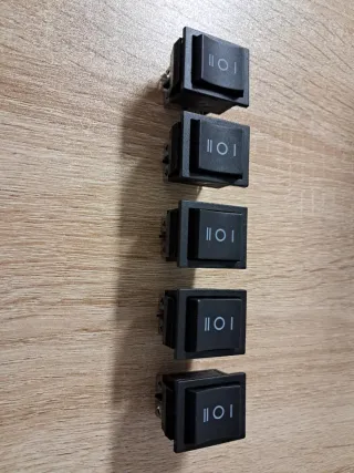5 Interruptores Basculantes 6 Pines ON/OFF/ON