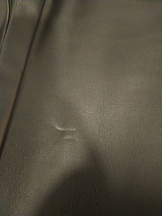 Pantalón polipiel negro ancho