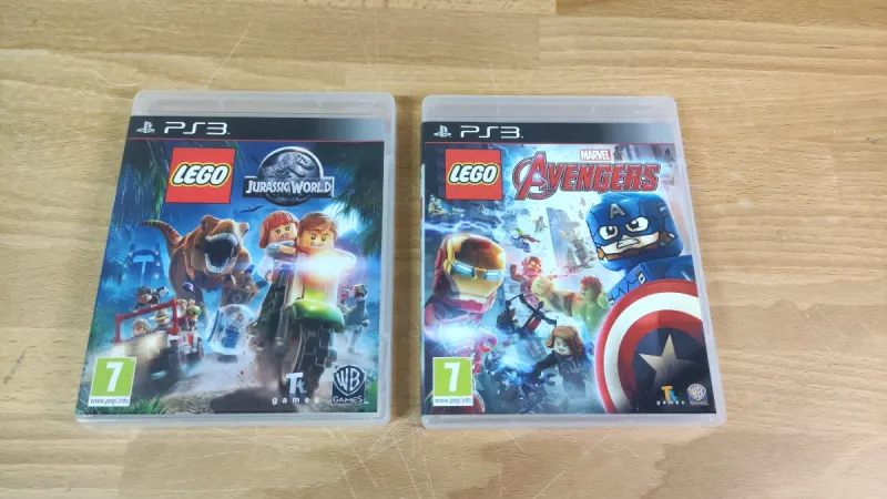 Imagen de Lote 2 Videojuegos LEGO PS3 Avengers y Jurrasic
