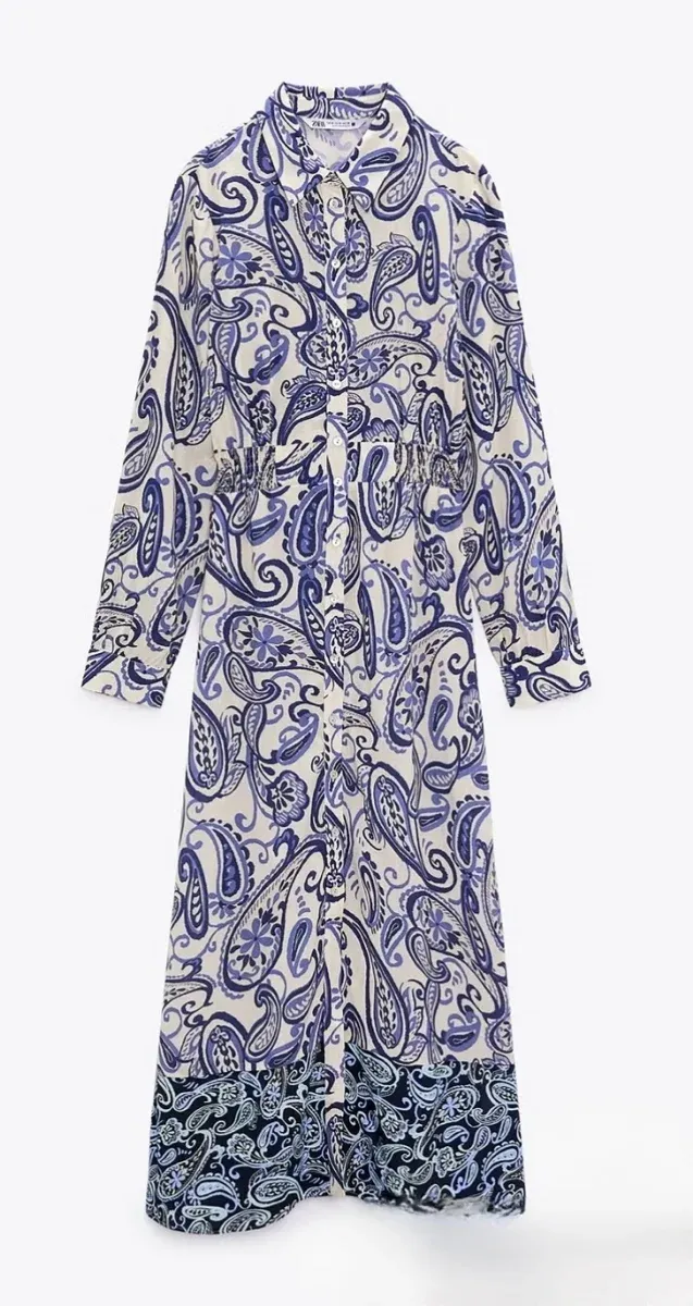 ZARA - vestido estampado