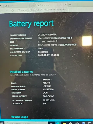 Microsoft Surface Pro 3 – 8GB RAM / 256GB SSD 