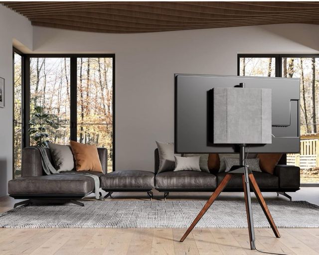 Soporte TV FITUEYES Trípode Madera