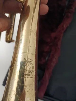 Tromba in ottone con custodia e Bocchino