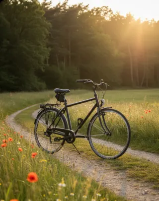 Bicicleta Urbana/Trekking B'TWIN Original - Shiman