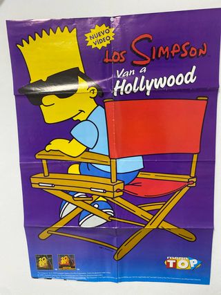 Los Simpson Van a Hollywood Poster