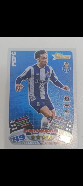 Lote 6 Cartas fútbol Topps Match Attax Especiales