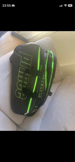 Paletero Prince Pádel Negro y Verde