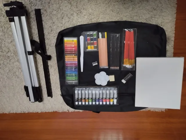 Set Arte Daler Rowney Caballete Pintura