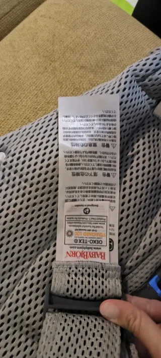 Mochila Portabebés BabyBjörn Gris