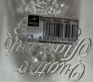 Set 10 Barattoli Vetro Bormioli Rocco