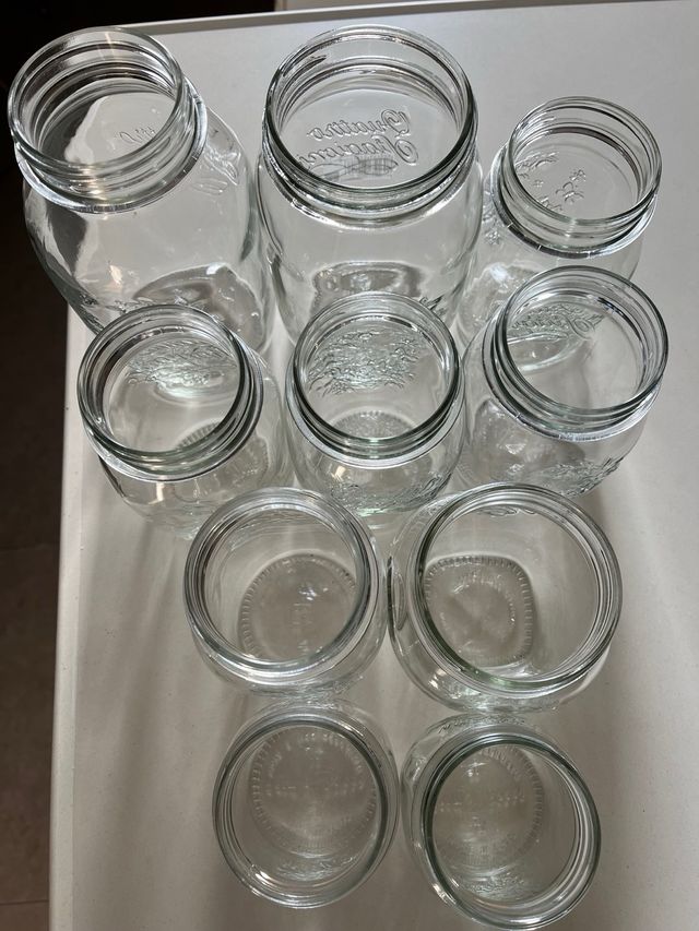 Set 10 Barattoli Vetro Bormioli Rocco