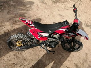Pit Bike 125cc Semiautomática Roja