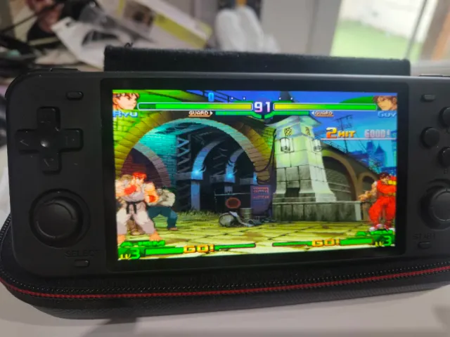 Consola Portátil Powkiddy RGB10 Max Negra