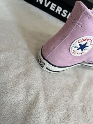 Converse altas rosas