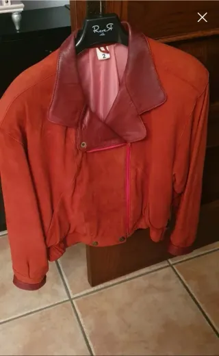 Cazadora de piel de ovino 100%