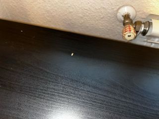 Escritorio IKEA MICKE negro-marrón 73x50 cm