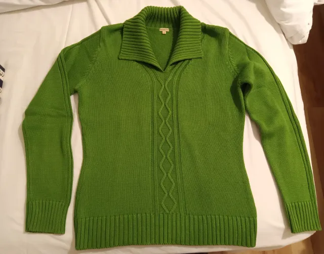 Jersey verde trenzado