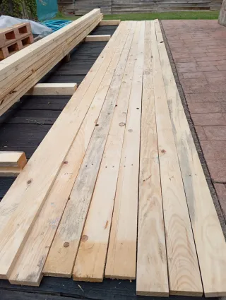 Tablas de madera de palets, listones