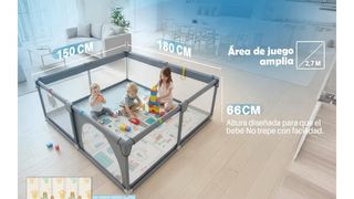 Corralito Bebé XL 150x180 cm