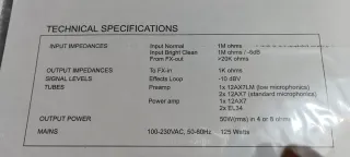 Amplificador Koch válvulas Guitarra Eléctrica