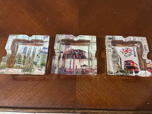 Ceniceros de cristal souvenir