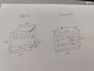 Horno y microondas encastre