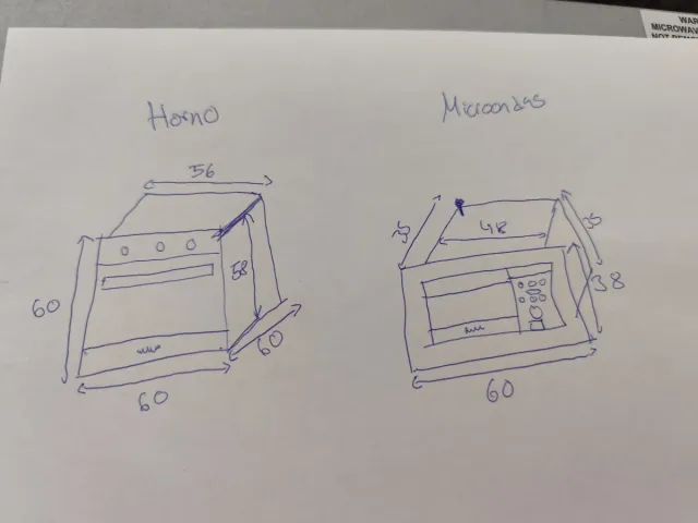 Horno y microondas encastre